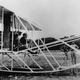 Orville Wright (in left seat, wearing a wool cap) trains 1st Lt. Frank Lahm in the US Army’s first aircraft in 1909 (US Air Force)